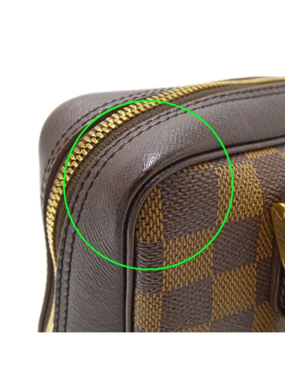 Louis Vuitton Bag Damier Handbag Brera Brown